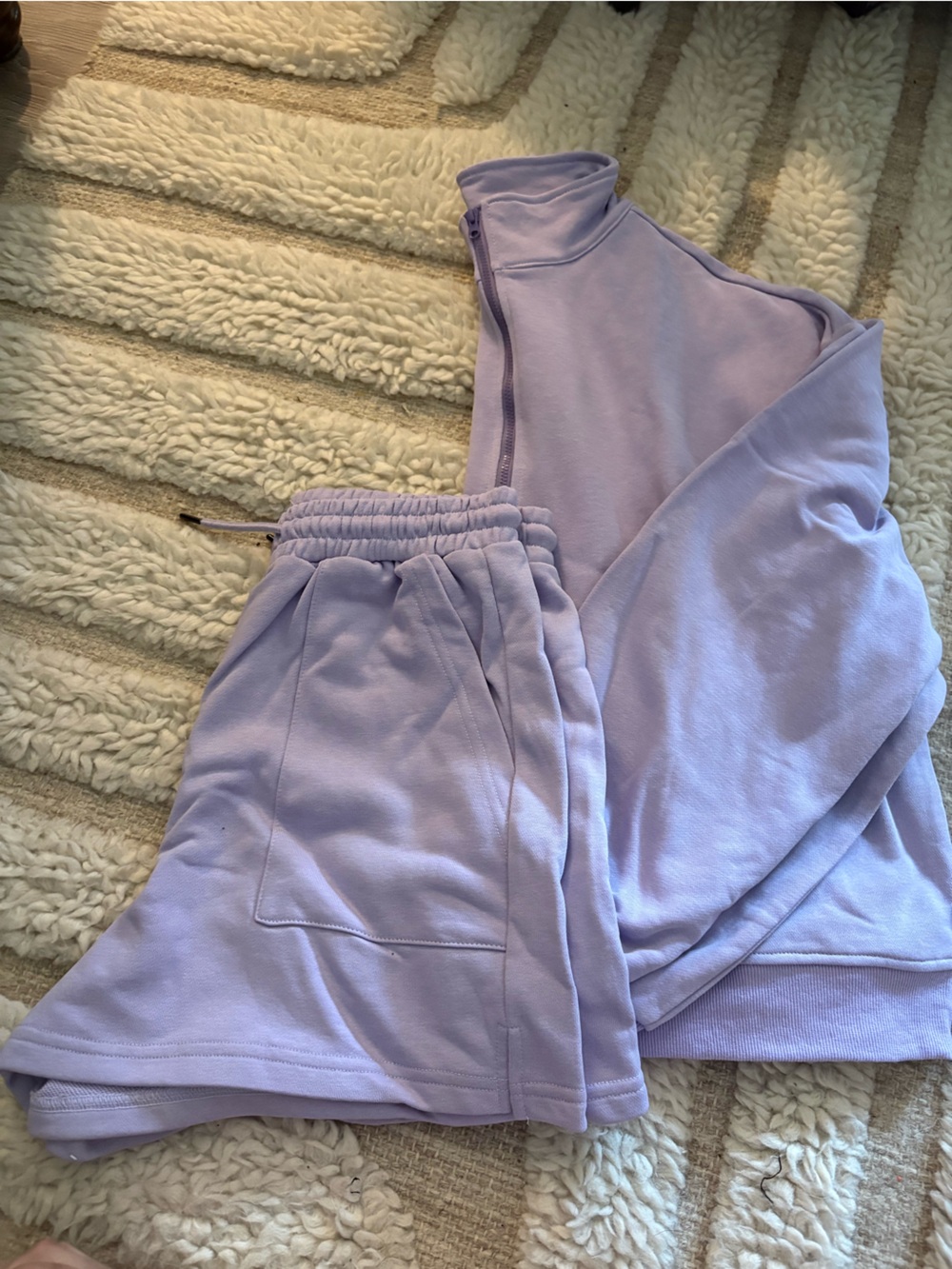 Lilac Lounge Set - Cozy Sweatshirt & Joggers
